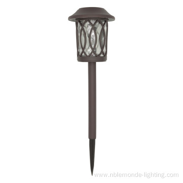 Outdoor Metal Glass Solar Lawn Lights